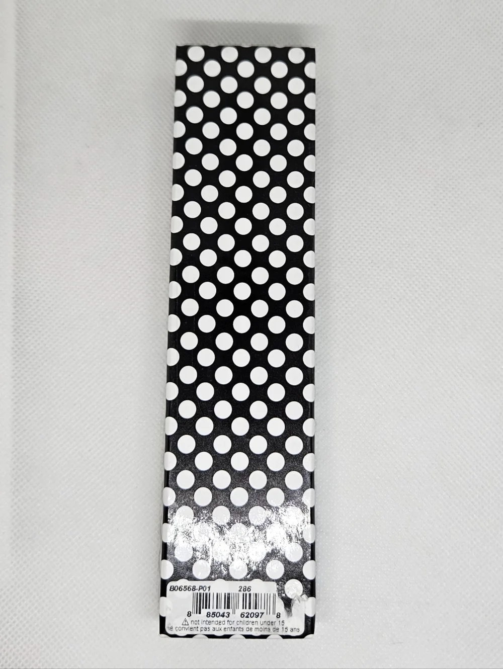 Betsey Johnson Crystal Pen Black Kiss Print With Bow Charm